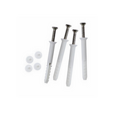 Fixatap Pan Screw and Plug S/Steel for Concrete Floor (4 Pack)